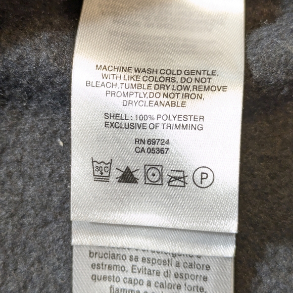 Columbia Fleece Vest Charcoal Gray/Black, Warm, Cozy, Fall/Winter Men’s Size XXL - Picture 8 of 8